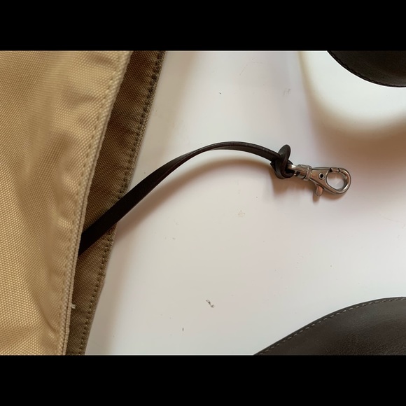 TUMI khaki tan satchel shoulder bag - Picture 10 of 14